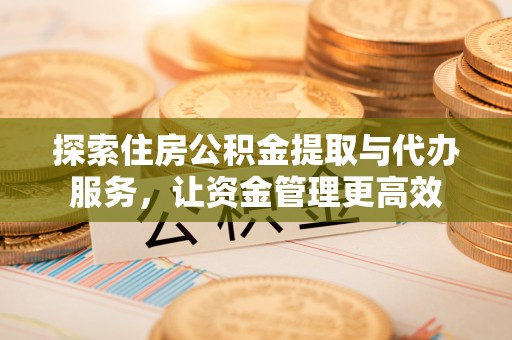 朴子探索住房公积金提取与代办服务，让资金管理更高效