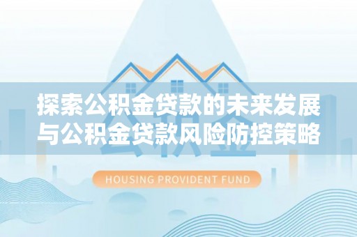 朴子探索公积金贷款的未来发展与公积金贷款风险防控策略