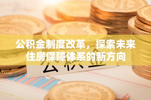 朴子公积金制度改革，探索未来住房保障体系的新方向