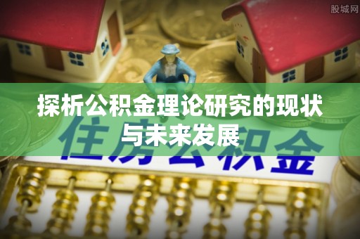 朴子探析公积金理论研究的现状与未来发展