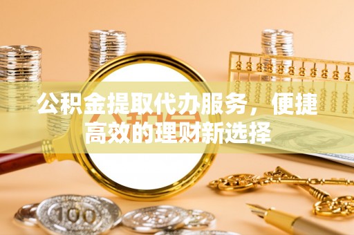 朴子公积金提取代办服务，便捷高效的理财新选择