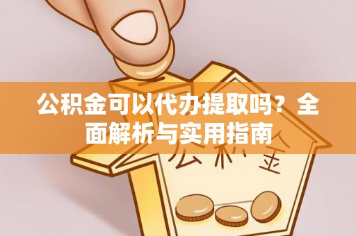 朴子公积金可以代办提取吗？全面解析与实用指南