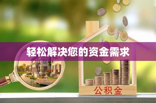 朴子轻松解决您的资金需求