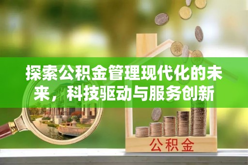 朴子探索公积金管理现代化的未来，科技驱动与服务创新