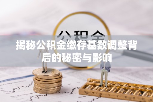 朴子揭秘公积金缴存基数调整背后的秘密与影响