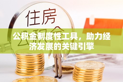 朴子公积金制度性工具，助力经济发展的关键引擎