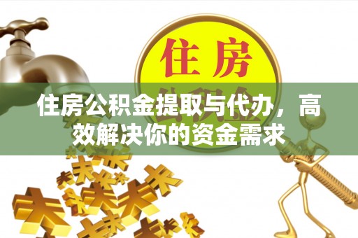 朴子住房公积金提取与代办，高效解决你的资金需求