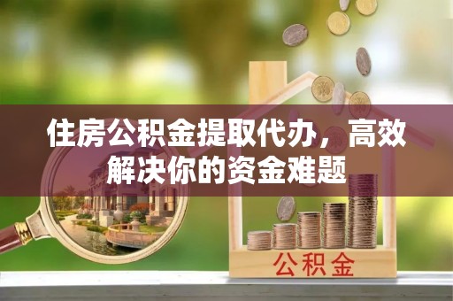 朴子住房公积金提取代办，高效解决你的资金难题