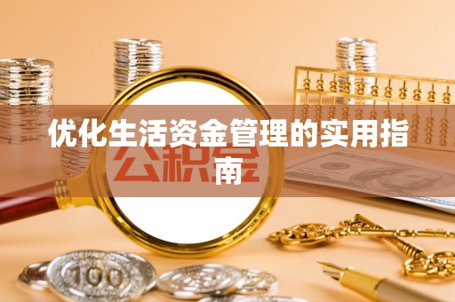 朴子优化生活资金管理的实用指南