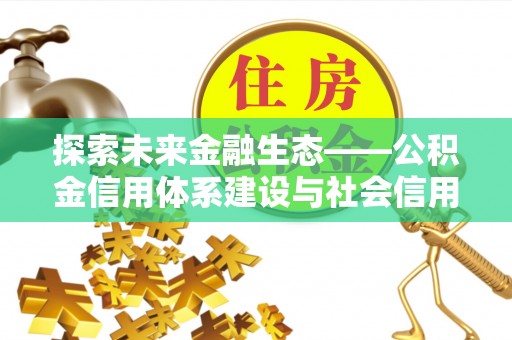 朴子探索未来金融生态——公积金信用体系建设与社会信用体系的深度融合