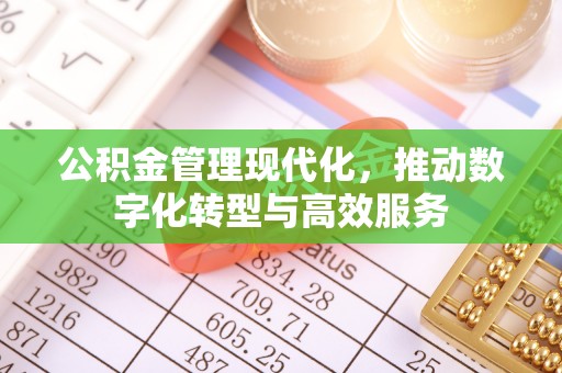 朴子公积金管理现代化，推动数字化转型与高效服务