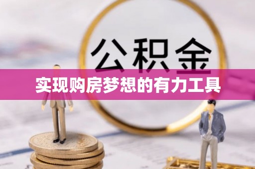 朴子实现购房梦想的有力工具