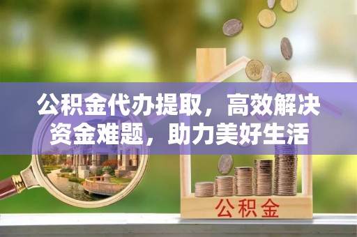 朴子公积金代办提取，高效解决资金难题，助力美好生活