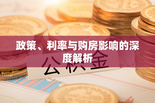 朴子政策、利率与购房影响的深度解析