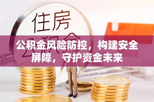朴子公积金风险防控，构建安全屏障，守护资金未来