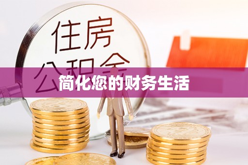 朴子简化您的财务生活