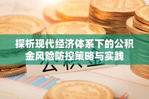 朴子探析现代经济体系下的公积金风险防控策略与实践