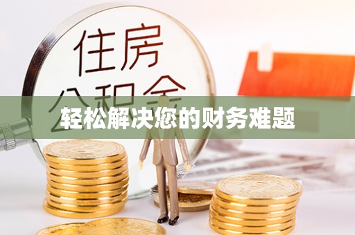 朴子轻松解决您的财务难题