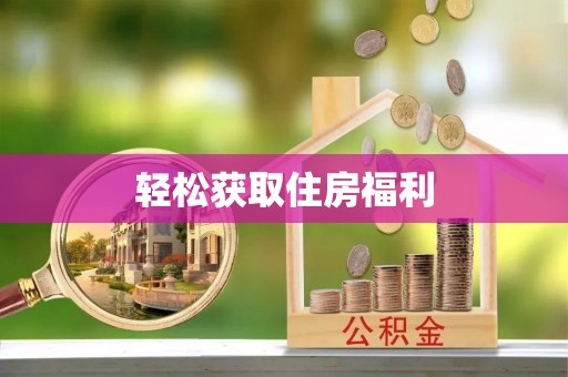 朴子轻松获取住房福利