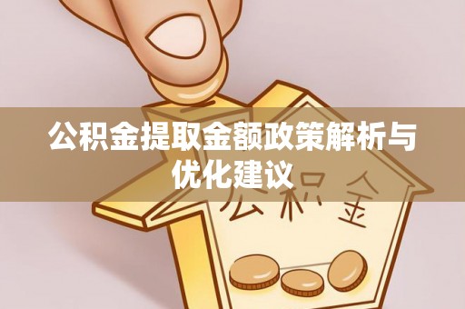 朴子公积金提取金额政策解析与优化建议