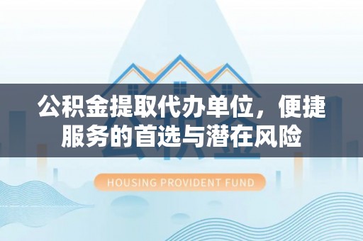 朴子公积金提取代办单位，便捷服务的首选与潜在风险