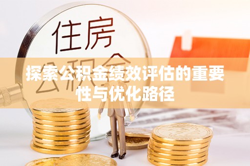 朴子探索公积金绩效评估的重要性与优化路径